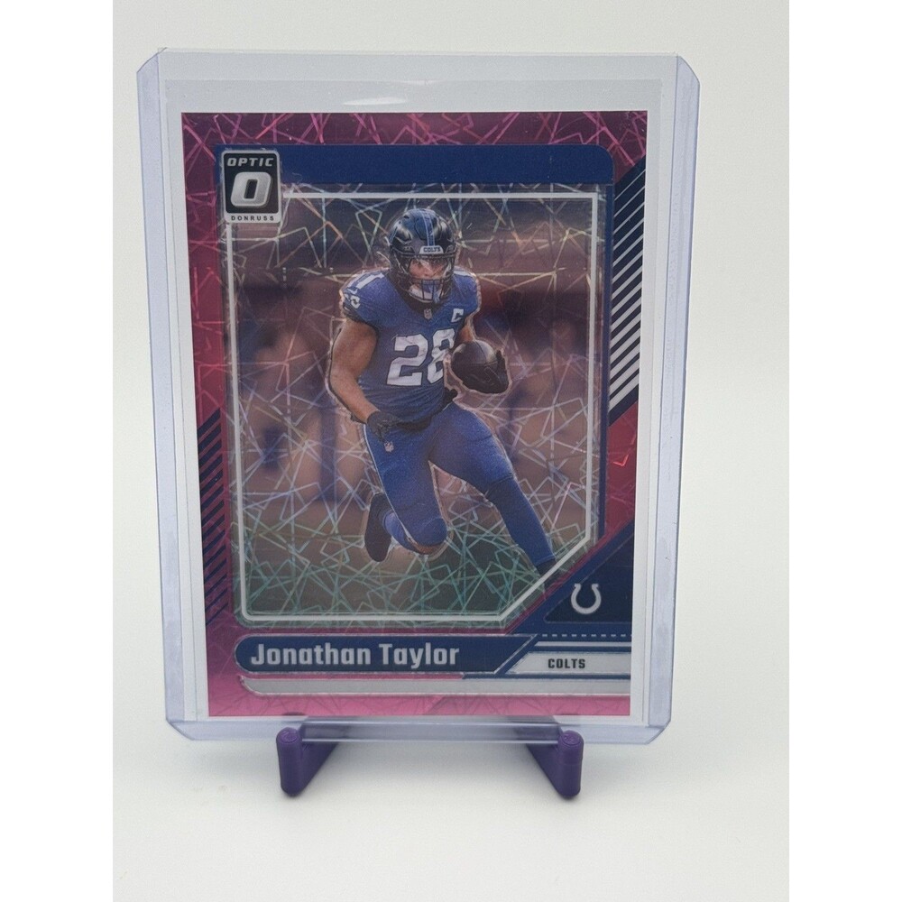 Panini Donruss Optic 2024 Jonathan Taylor #83 Pink Velocity Prizm /80 Colts